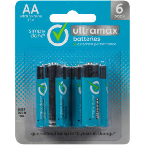 Aa Ultra Alkaline 1.5V Ultramax Batteries