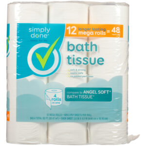 Bath Tissue Mega Rolls