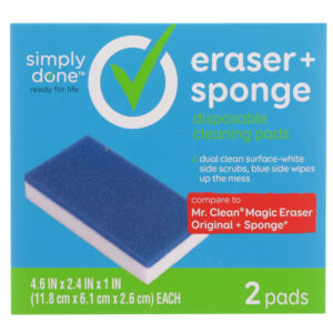 Eraser + Sponge Disposable Cleaning Pads