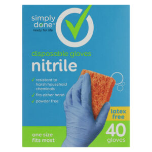 One Size Fits Most Latex Free Nitrile Disposable Gloves