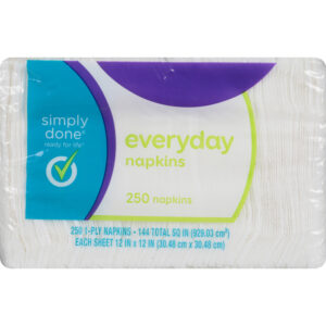 Simply Done 1-Ply Everyday Napkins 250 ea