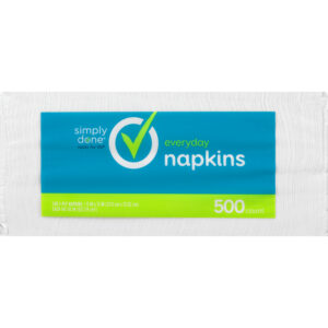 Simply Done 1-Ply Everyday Napkins 500 ea