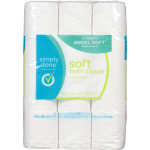 Simply Done 2-Ply Double Roll Soft Bath Tissue 12 ea