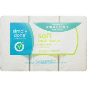 Simply Done 2-Ply Double Rolls Soft Bath Tissue 12 ea