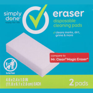 Simply Done Eraser Disposable Cleaning Pads 2 ea