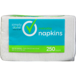 Simply Done Everyday 1-Ply Napkins 250 ea