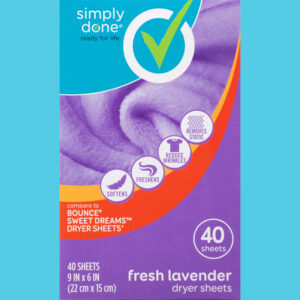 Simply Done Fresh Lavender Dryer Sheets 40 ea