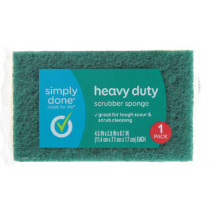 Simply Done Heavy Duty Scrubber Sponge 1 Pack