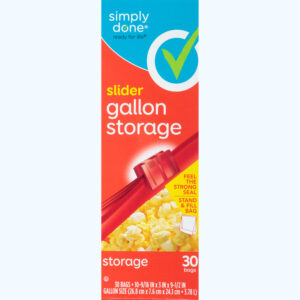 Simply Done Slider Gallon Storage Bags 30 ea