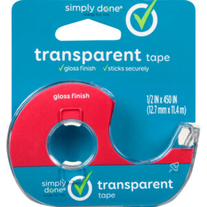 Simply Done Transparent Tape 1 ea