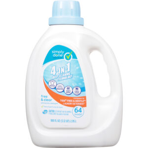 Simply Done Ultra 4-in 1 Free & Clear Laundry Detergent 100 oz