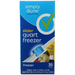 Slider Quart Freezer Bags