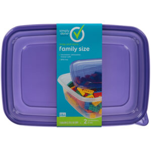 Snap And Store Family Size Containers & Lids