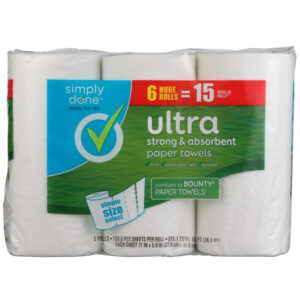 Ultra Strong & Absorbent Paper Towels Huge Rolls