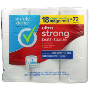 Ultra Strong Bath Tissue Mega Rolls