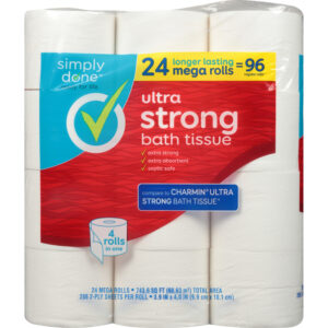 Ultra Strong Bath Tissue Mega Rolls