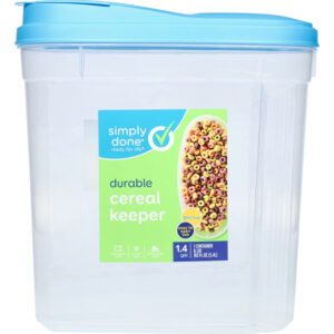 Simply Done 1.4 Gallon Cereal Keeper Durable Container & Lid 1 ea