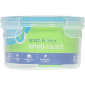 Simply Done 16.9 Ounce Small Round Snap & Lock Container & Lid 1 ea