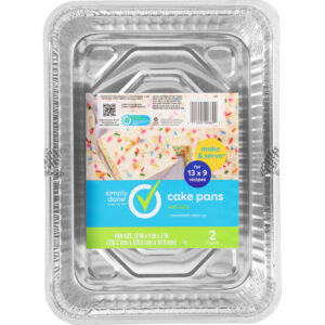 Simply Done Cake Pans with Lids 2 ea