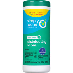 Simply Done Disinfecting Fresh Scent Wipes 35 ea