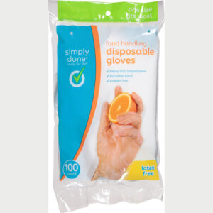 Simply Done Food Handling Disposable Gloves 100 ea