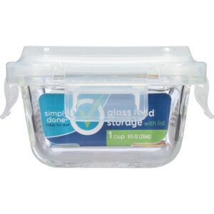 Simply Done 1 Cup Glass Food Storage with Lid 1 ea