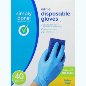 Simply Done Disposable Nitrile Gloves 40 ea