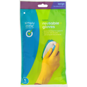 Simply Done Latex Reusable Gloves Large 1 pr