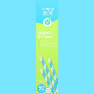 Simply Done Paper Straws 50 ea