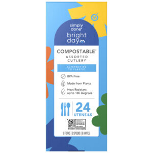 Simply Done Bright Day Assorted Compostable Cutlery 24 ea