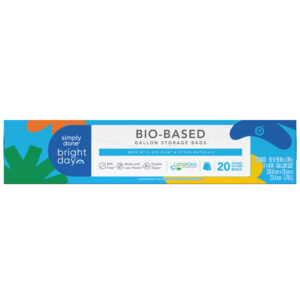 Simply Done Bright Day Bio-Based Storage Bags Gallon 20 ea