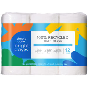 Simply Done Bright Day Soft & Strong 2-Ply Bath Tissue Rolls 12 ea