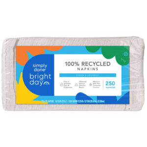 Simply Done Bright Day Strong & Absorbent 1-Ply Napkins 250 ea