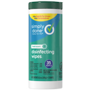 Simply Done Fresh Scent Disinfecting Wipes 35 ea