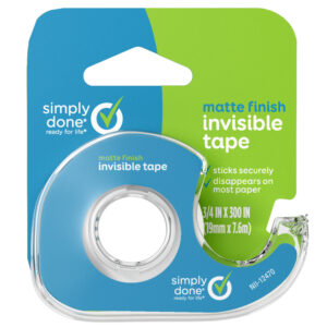 Simply Done Matte Finish Invisible Tape 1 ea