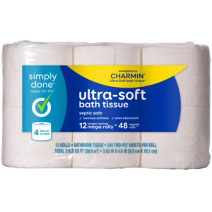 Simply Done Ultra-Soft Mega 2-Ply Bath Tissue 12 ea