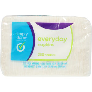 Simply Done 1-Ply Everyday Napkins 250 ea