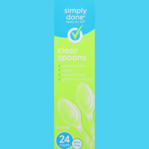 Simply Done Clear Spoons 24 ea