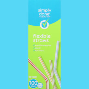 Simply Done Flexible Straws 100 ea