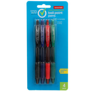 1.0Mm Medium Point Ball Point Pens  Assorted