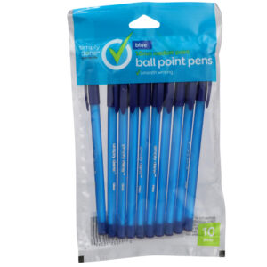 1.0Mm Medium Point Ball Point Pens  Blue