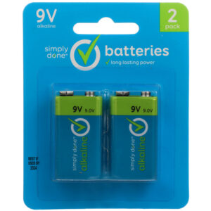9V Alkaline Batteries