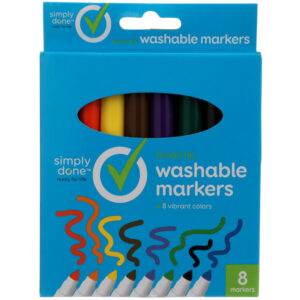 Broad Tip Washable Markers