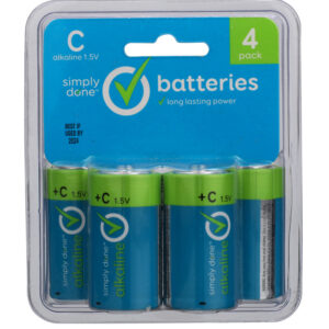 C Alkaline 1.5V Batteries