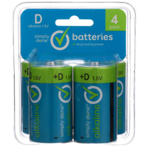 D Alkaline 1.5V Batteries
