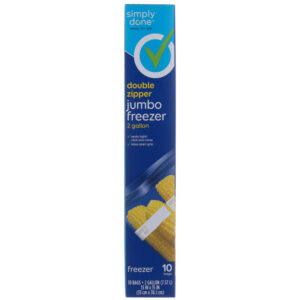 Double Zipper Jumbo Freezer Bags