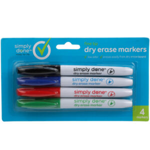 Fine Tip Dry Erase Markers