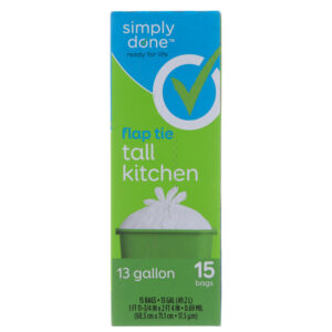 Flap Tie Tall Kitchen Bags