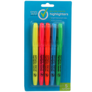 Pen Style Chisel Tip Highlighters