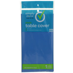 Plastic Table Cover  Blue